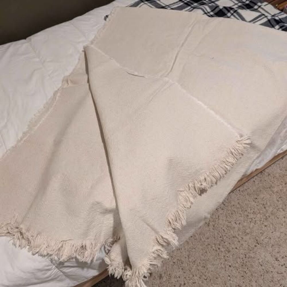 IKEA Jofrid Oatmeal Colored Throw